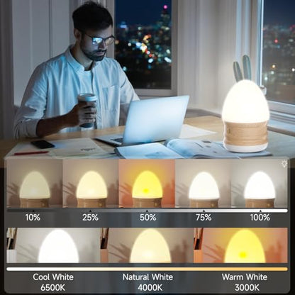 13000 Lux Daylight Lamp, UV-Free & Flicker-Free Desk Light | 3 Color Temperatures, Stepless Dimming, Timer and Remote Control for Home Office, Reading, Work and Daily Use