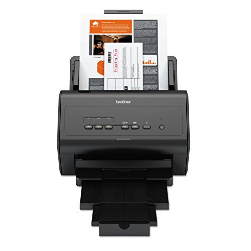 Brother ADS3000N High-Speed Network Document Scanner for Mid to Large Size Workgroups,Black