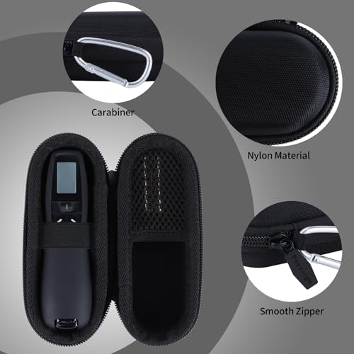 Case Compatible with Logitech Presenter R800 Presentation Clicker | Lightweight Carry, Secure Storage, Convenient Zipper, Soft Interior - size: R800