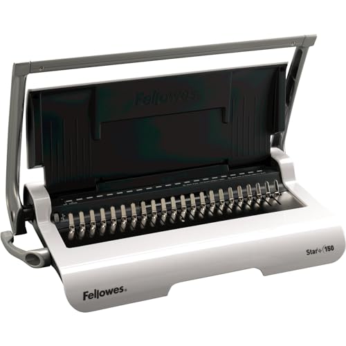 Fellowes Star+ Comb Binding Machine, Classroom Must-Haves Manual Binder, 15-Sheet Punch Capacity, Perfect for School Supplies & Classrooms (5006501)