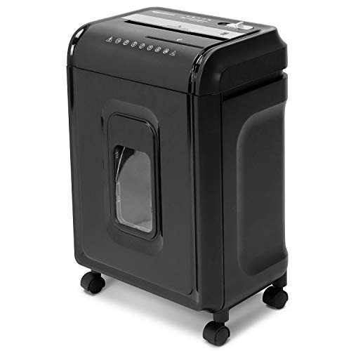 Aurora AU1260XA Anti-Jam 12-Sheet Crosscut Paper and CD/Credit Card Shredder - style: 12-Sheet Crosscut Black