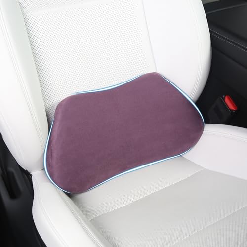 Lumbar Support Pillow for Car Lower Back Cushion, Purple, 1 Pack - color: Purple, size: Lumbar 1P