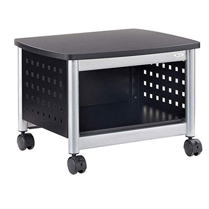Safco Underdesk Multi Functional Stand - 1855BL, Powder Coated Steel, Swivel Wheels, Holds 100 lb - Home Orginization Solutions