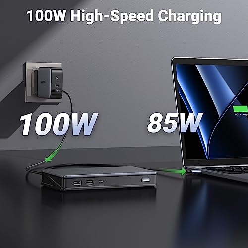 UGREEN USB C DisplayLink Docking Station, Dual 4K@60Hz, Driver Required