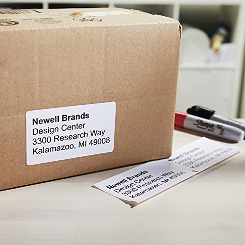 DYMO Authentic LW Standard Shipping Labels for LabelWriter Label Printers, White, 2-1/8" x 4", 6 Rolls of 220 (1320 Total) - size: 6 Rolls