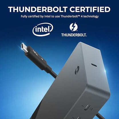 SABRENT Thunderbolt 4 Docking Station, 8K/4K, HDMI 2.1, GbE (DS-T4MF) | TB4 ports; USB4 & TB3 compatible; DP 1.4; USB-C/A; Gigabit Ethernet; SD/TF; Win/Mac - style: Thunderbolt 4 Dock – Full I/O