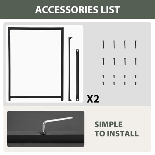 BestOffice Computer Desk,47 inches Home Office Desk Writing Study Table Modern Simple Style PC Desk with Metal Frame,Black - color: Black, size: 47 inch