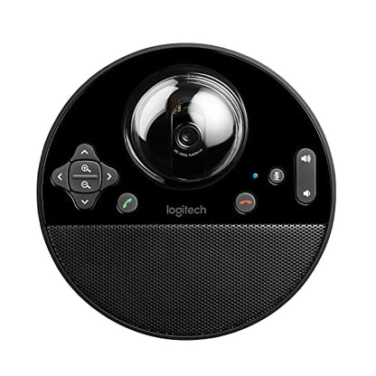 Logitech BCC950 Desktop Video Conferencing Webcam & Speakerphone - Black | Desktop webcam & speakerphone system for small rooms, 1-4 people, 1080p HD webcam, noise-reducing speakerphone, PC & Mac