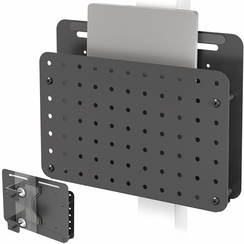 VIVO Black Clamp-on 14 x 11 in Desk Leg Laptop Mount Holder, Mount-LHS1