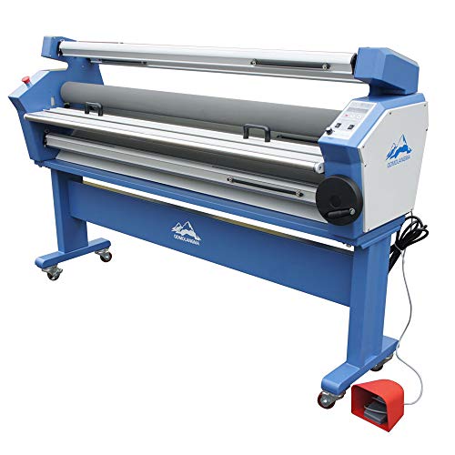 US Stock Wide Format Laminator 55in/63in Full-Auto Cold Laminating Machine With Trimmer - Roll to Roll Large Format (55 Inch)