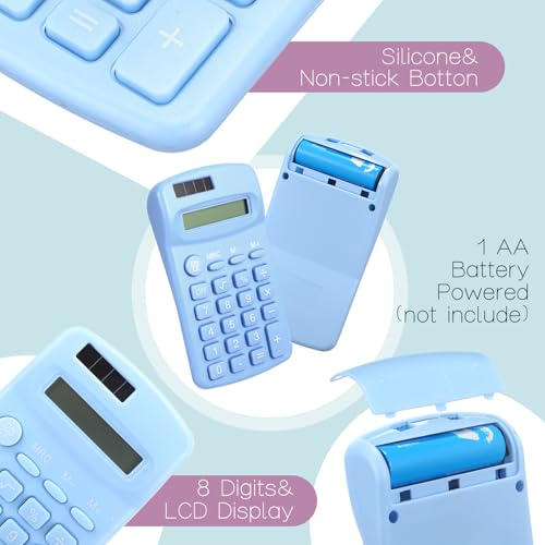 Flutesan 30 Pack Pocket Calculator,Multicolor - color: Multicolor