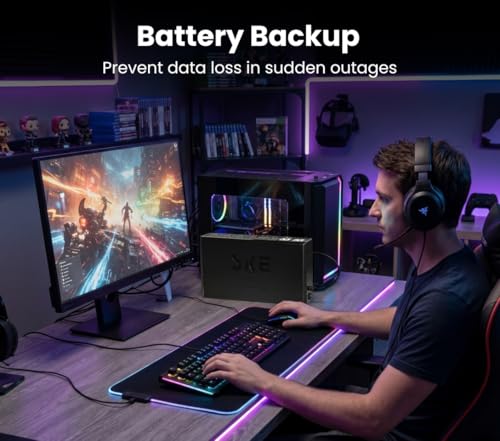 SKE SMART KEY ENERGY SKE 425VA/240W UPS Battery Backu Surge Protector for Computer UPS Battery Backup Uninterruptible Power Supply…, VL425 - size: 425VA/240W