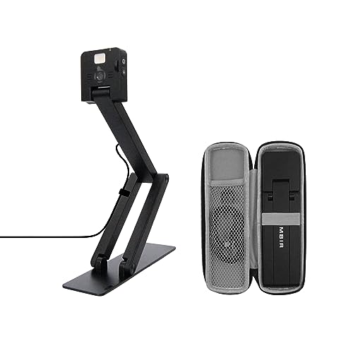 AMBIR Flexicam USB Document Camera-4K Video, FC204-AC, Internal Microphone & Light. Compatible with ChromeBook, MacOS and Windows. in-Classroom and Remote Teaching, Web Meetings and Creator Videos