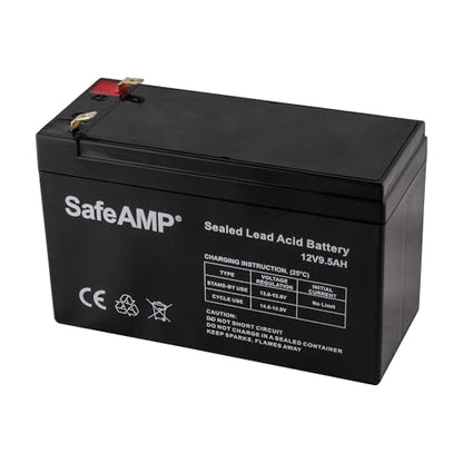 SafeAMP RBC17 UPS Battery for Select APC Models, 12V 9.5Ah - size: 1 Pack