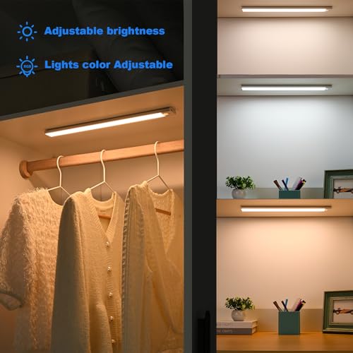 Closet Light Magnetic 12" Battery Powered Closet Light - color: 4 Pack 12inch light
