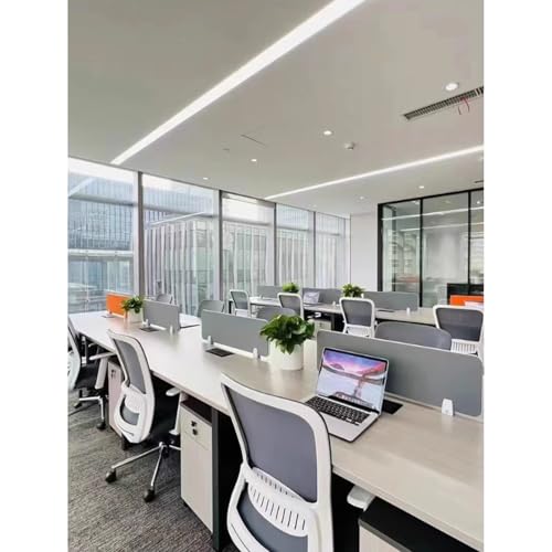 1 Pack Acoustic Desk Divider Sound Proof Desktop Office Partition Freestanding Table Top Privacy Screen Panel for Students Classroom Libraries - color: Cyan, size: 100x30cm
