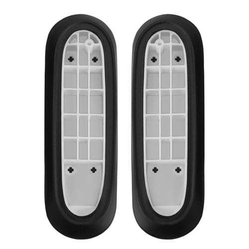 Armrest Pads Caps Replacement Compatible with Herman Miller Sayl Office Chair Fixed and Height Adjustable, Black Vinyl (1-Pair) - color: Black