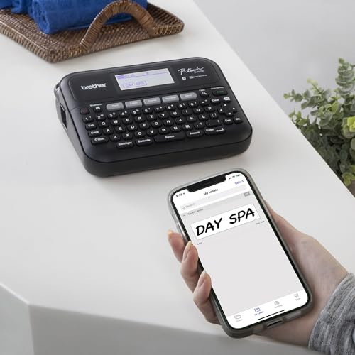 Brother P-Touch PT-D460BTVP Business Expert Connected Label Maker | Connect and Create via Bluetooth®-on TZe Label Tapes up to ~3/4 inch - style: PTD460BTVP Bluetooth & Carry Case