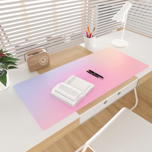 Colorful Star Large Mouse Pad Pink Aesthetic, 31.5 x 15.7 in - color: Dreamy Pink Gradient, size: 31.5" x 15.7"