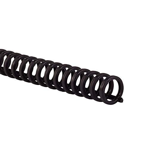 GBC Binding Spines / Spirals / Coils, 1/2" Diameter, 40 Sheet Capacity, ProClick, Black, 100 Pack (2514703) - size: 100 Pack, style: 1/2" Diameter/40 Sheet Capacity