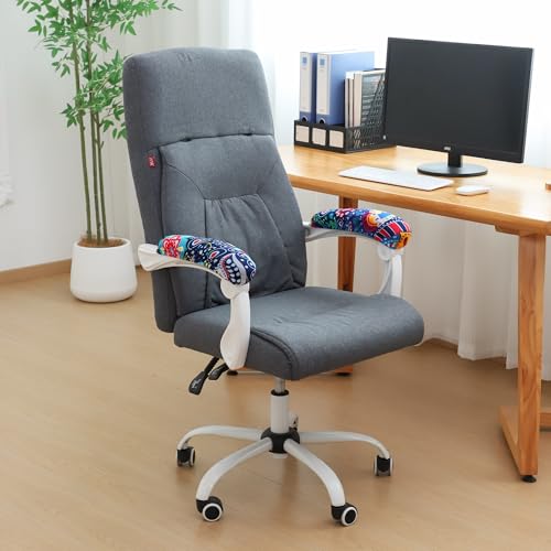 FORCHEER Armrest Covers for Office Chair 12-15 Inch Boho 2 Pieces Elastic Arm Rest Covers for Computer Gaming Chair Arm Slipcovers Washable - color: Boho 1, size: Chair Armrest Cover-Elastic