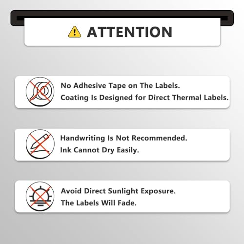 BETCKEY - Compatible DYMO 30336 (1" x 2-1/8") Rerurn Address Labels - Compatible with DYMO Labelwriter 450, 4XL, NOT FIT 550 & 5XL [10 Rolls/5000 Labels] - size: 1" x 2-1/8"