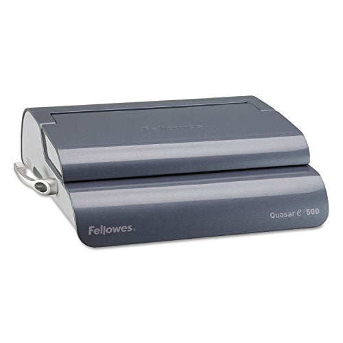 Fellowes Quasar 500 Electric Comb Binding Machine, Classroom Organization Heavy-Duty Binder, 20-Sheet Electric Punch, Includes Starter Kit (5216901)