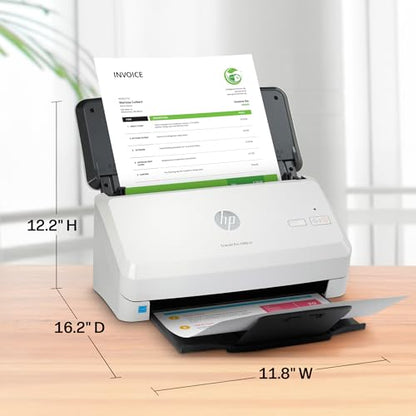 HP ScanJet Pro 2000 s2, Fast 2‑Sided Scanner with Auto Document Feeder, Best for Small Business (6FW06A)