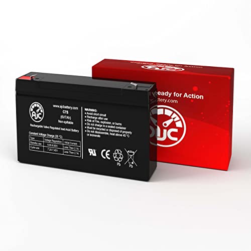 AJC Battery Compatible with Eaton Evolution 1150 VA Rackmount 1U 6V 7Ah UPS Battery
