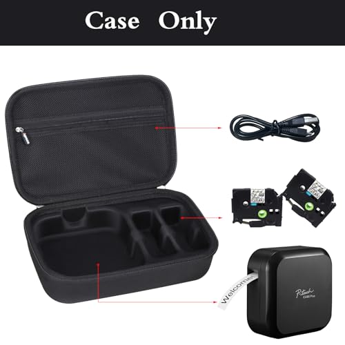 Aproca Case Compatible with Brother P-touch PT-P710BT CUBE Plus Bluetooth Label Maker, Portable Storage Bag for Accessories (Case Only)