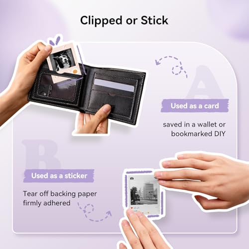 NIIMBOT B21 Pro Sticker Printer, 300DPI, Fun APP, Portable Inkless Label Printer, Bluetooth Sticker Maker for DIY Crafts, Notes, Scrapbook, Photo, Custom Labels & Gifts,Home Organization (Violet) - color: Purple