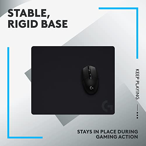 Logitech G440 Hard Gaming Mouse Pad (340x280x5) - Black - size: M, style: Hard