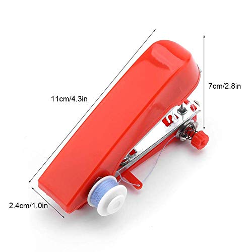 Mini Single Stitch Handheld Sewing Machine Portable Stitch Manual Portable Sewing Machine for Home Travel Use