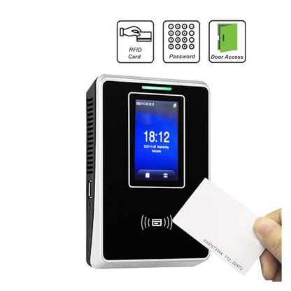 Time Clock Punch Machine Time Attendance and Door Lock Access Control System for Small Businesses and Offices for Offices, Factories, Hotels, Schools and More