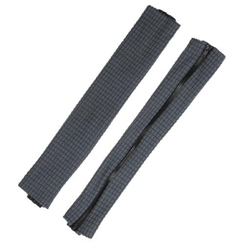 PATIKIL 18x4.3in Office Chair Armrest Covers, 1Pair, Dark Gray - color: Dark Gray, size: 18"