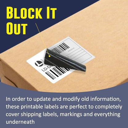 LLIKED 8400 Thermal Shipping Labels 3"x2", Strong Adhesive Labels - size: 3"x2"-12 Rolls
