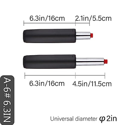 Office Chair Hydraulic Cylinder Replacement6.3 in-Office Chair Replacement Parts. - color: Black6
