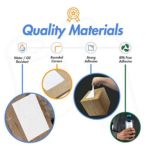 OfficeSmartLabels 4" x 1" Direct Thermal Labels - size: 1 Inch Core - 4 x 1 - 50 Rolls
