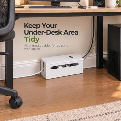 Metal Large Cable Management Box Cord Hider Wire Organizer Boxes