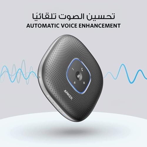 Anker PowerConf Speakerphone, Zoom Certified Conference (Renewed)