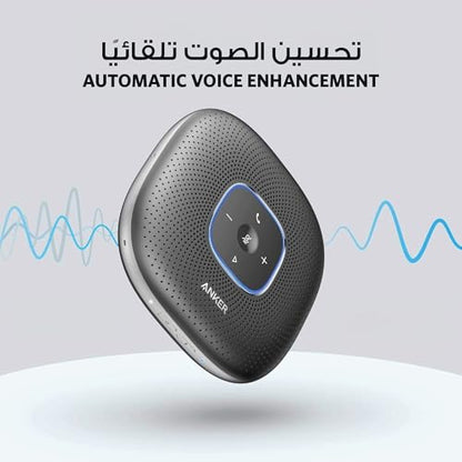Anker PowerConf Speakerphone, Zoom Certified Conference (Renewed)
