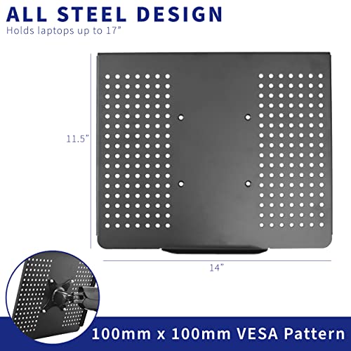VIVO Laptop/Notebook Tray Holder for VESA Mount Stand/Fits 100 mm Plate Holes (Stand-LAP2)