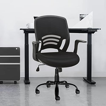 MASTERY MART Heavy Duty Office Chair Base Replacement, 2500 Lbs, 28"(70 cm), Metal Desk Chair Base Replacement Parts with Universal Gas Cylinder Hole and Casters Sockets, Matte Black - color: Matte Black