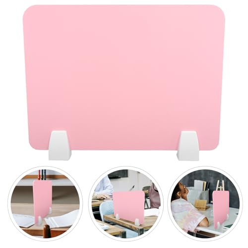 COHEALI 1set Desk Shield Divider Board for Classroom Privacy Self-Standing Sneeze Guard Student Study Barrier Easy to Clean