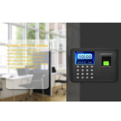 Time Attendance Machine Biometric Fingerprint Recognition Scanner Time Devices Biometric Attendance System Employees time Clock (A6)