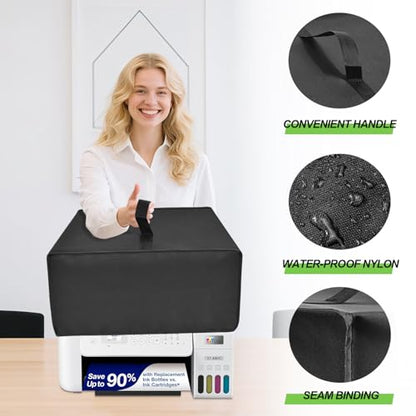 Printer Dust Cover for Epson EcoTank ET-4800 Printer (Black) - color: Black