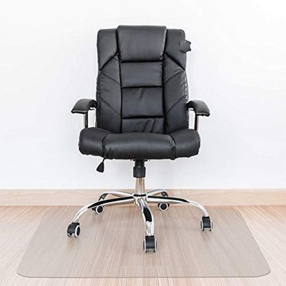 Kuyal Clear Chair mat for Hard Floors 48 x 48 inches Transparent Floor Mats Wood/Tile Protection Mat for Office & Home(48" X 48" Square) - size: 48" x 48" Square