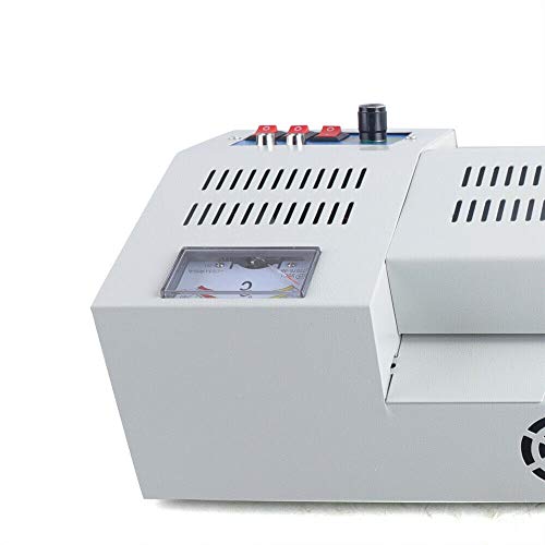 13" Thermal Laminator, 600W Desktop Laminating Machine A3/A4 4 Roller Hot&Cold Film Laminate for Home Office School (US Stock)
