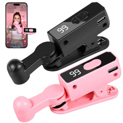 2 Pack Auto Clicker Tapper for Phone Rechargeable & 107 Adjustable Speeds