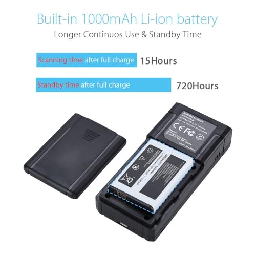 Eyoyo 3-in-1 Portable Mini 1D Inventory Bluetooth Barcode Scanner Wireless